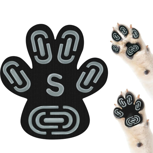 Senior Dog Anti-Slip Paw Gripper Pads – Adhesive Dog Paw Protectors for Indoor Traction | 12 Sets (48 pcs) | Size S